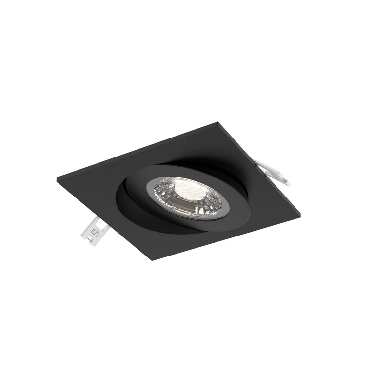Dals - FGM4SQ-CC-BK - LED Recessed Gimbal - Pivot - White