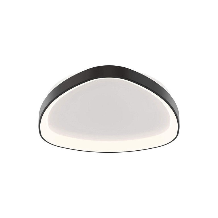 Dals - TRFM22-CC-BK - One Light Flush Mount - Pyra - Black