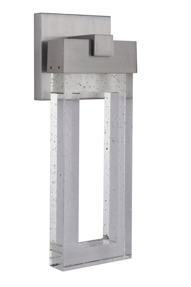 Craftmade - ZA1114-SA-LED - One Light Wall Lantern - Cantrell - Satin Aluminum