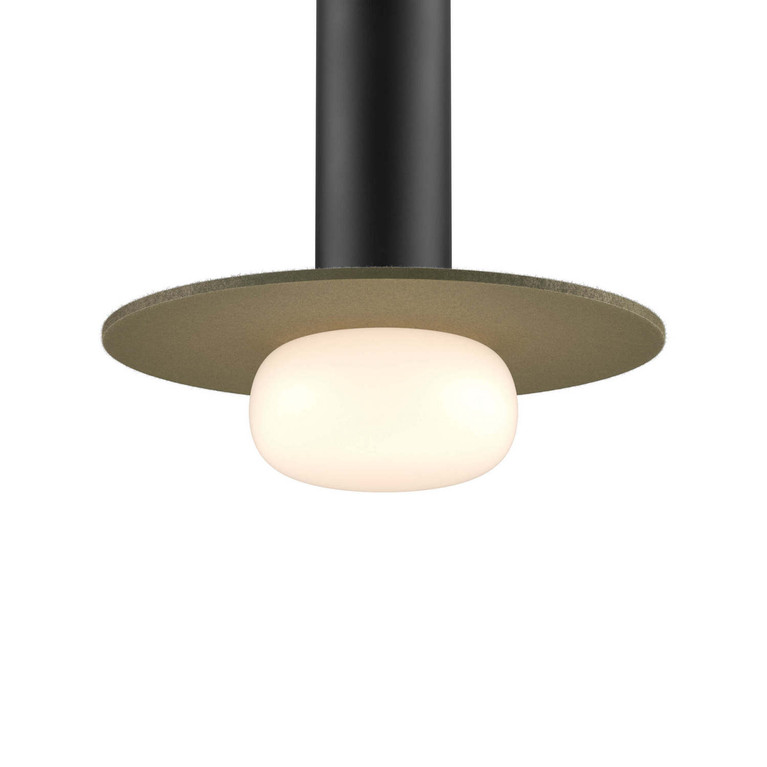 Dals - PIL-ACCGB-GR - Glass Ball and Felt Disk - Pillar - Grey
