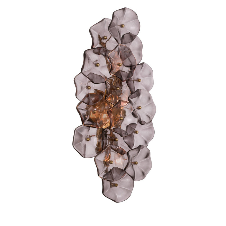 Crystorama - ESM-4001-AG-SM - Four Light Wall Sconce - Esme - Aged Brass