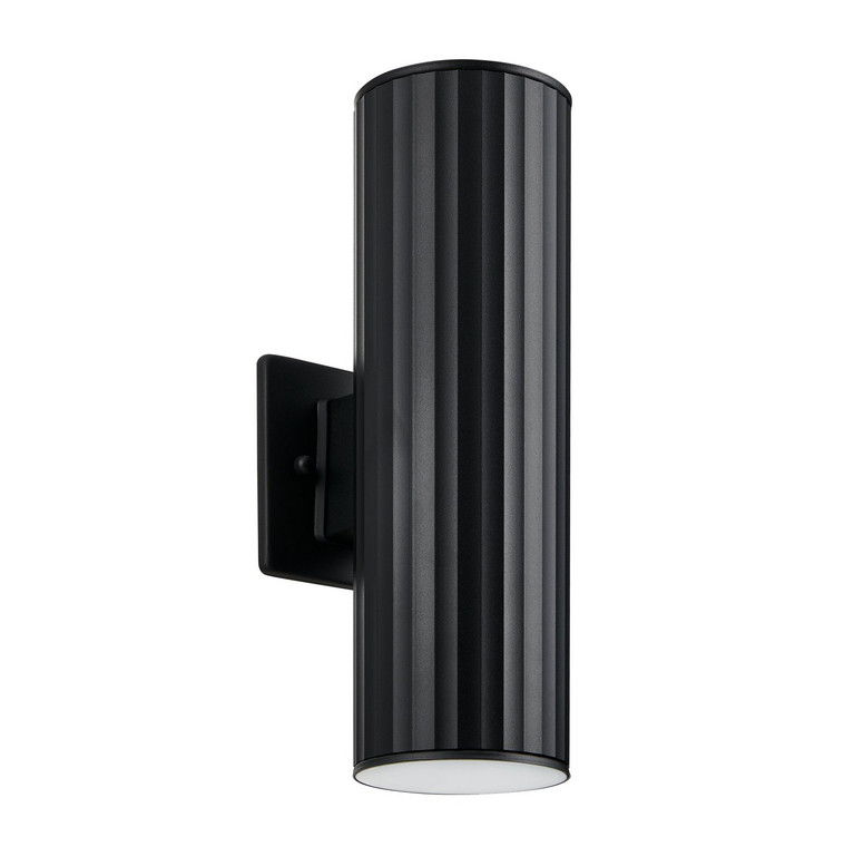 Eglo USA - 207118A - Two Light Exterior Wall Sconce - Portillo - Black