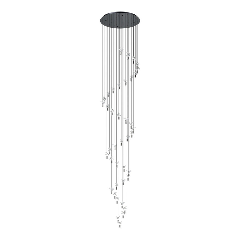 Eglo USA - 390492A - LED Pendant - Comareira - Black Chrome