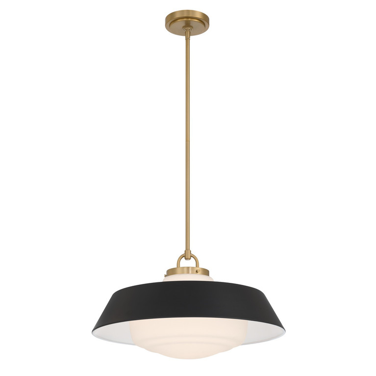 Crystorama - XAN-8009-VG-MK - Three Light Pendant - Xander - Vibrant Gold