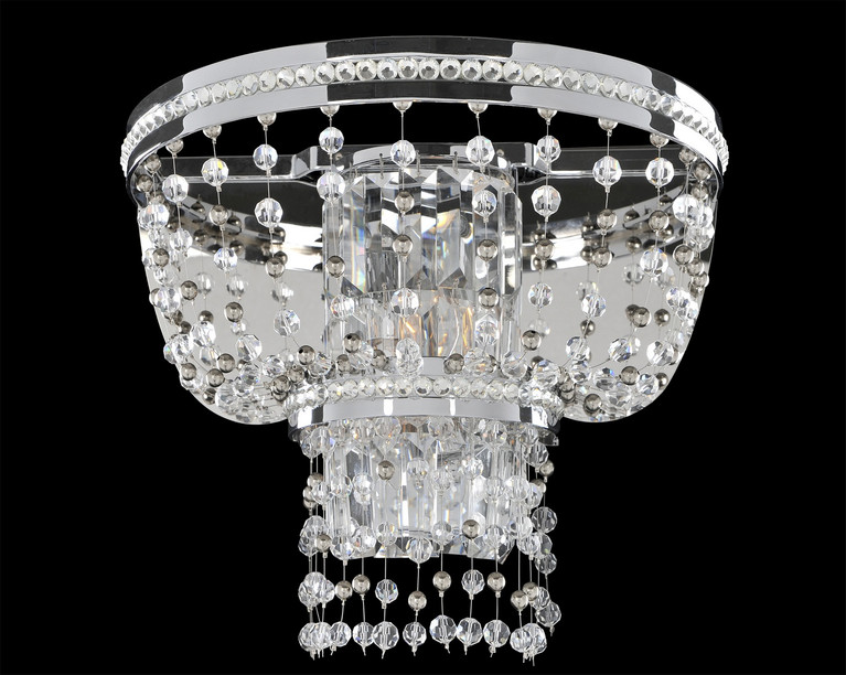 Allegri - 020320-010-FR001 - Two Light Wall Bracket - Capri - Chrome