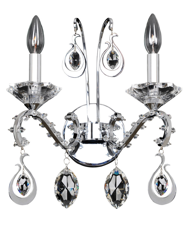 Allegri - 023520-010-FR001 - Two Light Wall Bracket - Torreli - Chrome