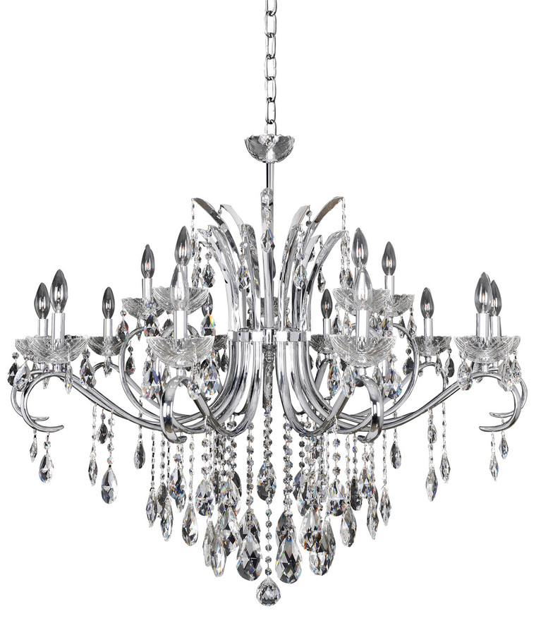 Allegri - 023850-010-FR001 - 15 Light Chandelier - Catalani - Chrome
