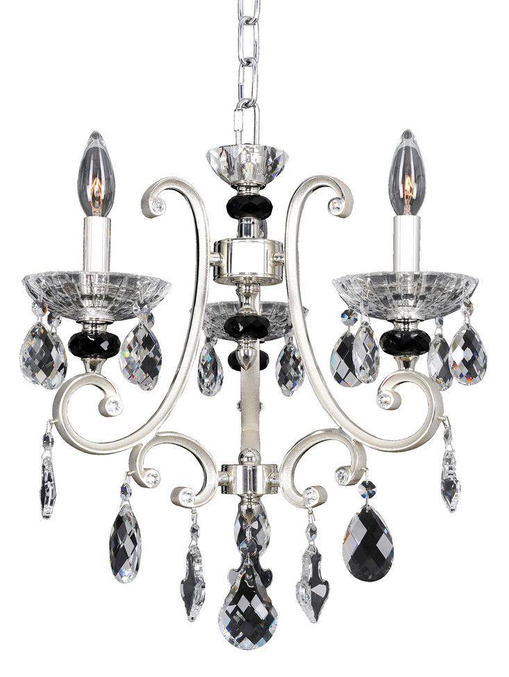Allegri - 023954-017-FR001 - Three Light Chandelier - Bedetti - Two Tone Silver