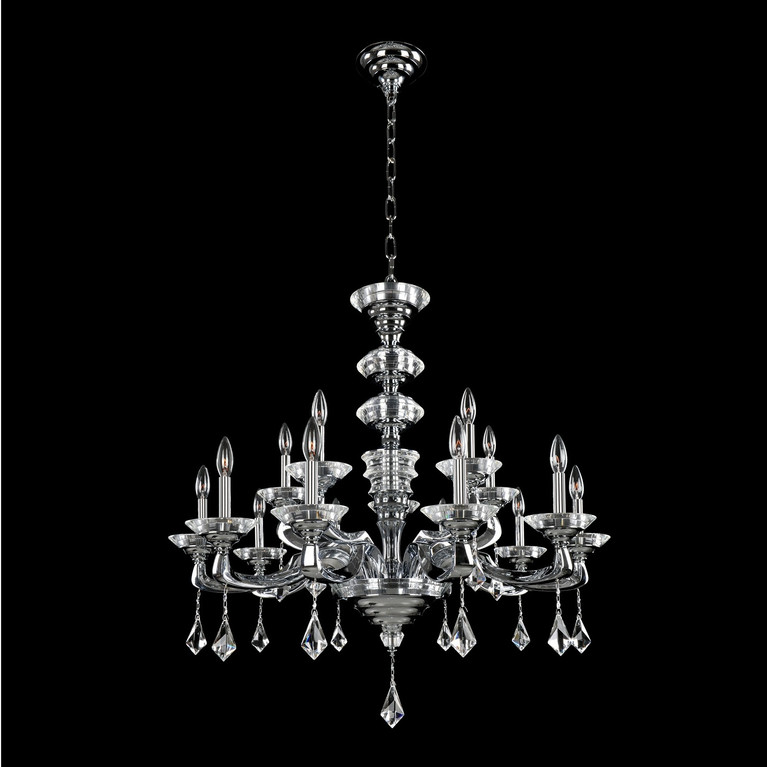 Allegri - 027752-010-FR001 - 12 Light Chandelier - Cosimo - Chrome