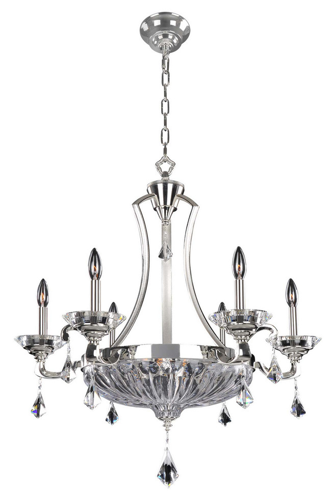 Allegri - 028553-017-FR001 - Nine Light Chandelier - Orecchini - Two Tone Silver