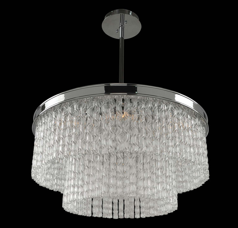 Allegri - 029542-010 - Eight Light Pendant - Savena - Chrome