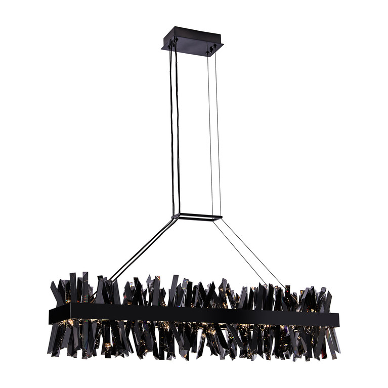 Allegri - 030260-184 - LED Linear Pendant - Glacier - Black Nickel