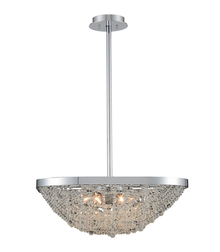 Allegri - 032450-010-FR001 - Six Light Pendant - Lana - Chrome