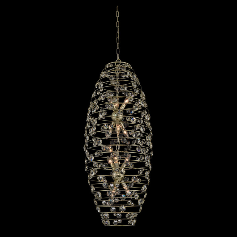 Allegri - 032550-041-FR001 - 12 Light Foyer Pendant - Gemini - Champagne Gold