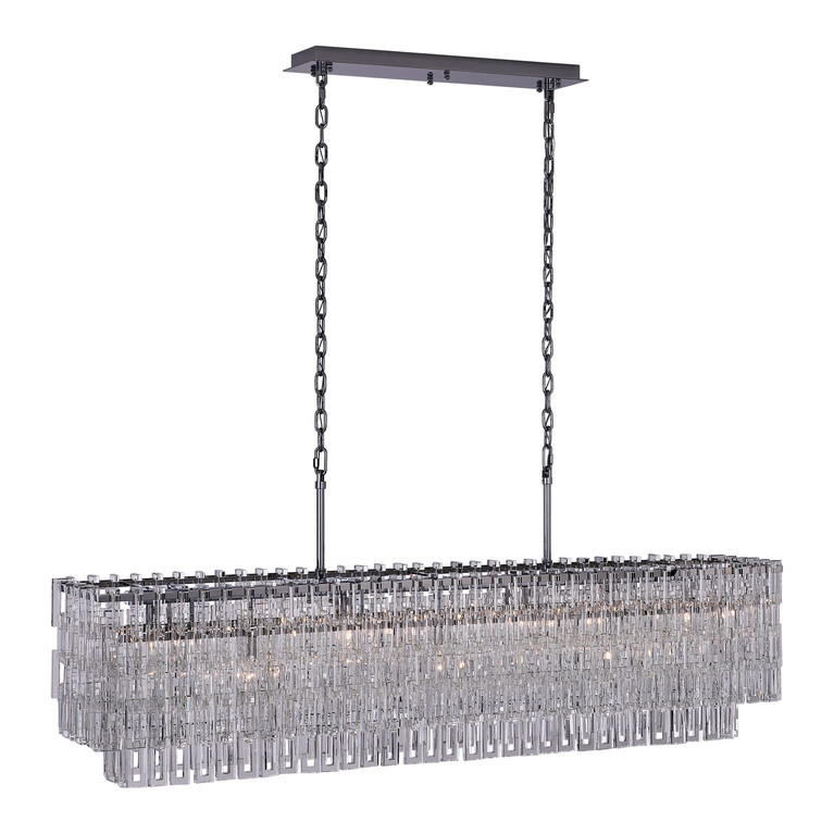 Allegri - 047161-010-FR001 - Seven Light Linear Pendant - Catene - Chrome