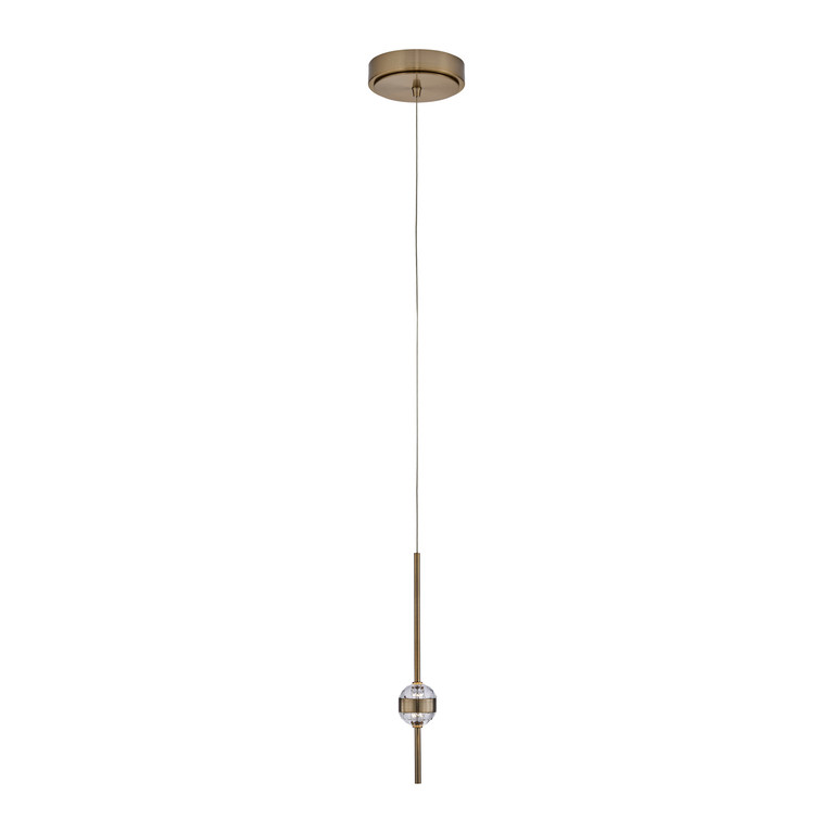 Allegri - 047611-044-FR001 - LED Mini Pendant - Goccia - Winter Brass