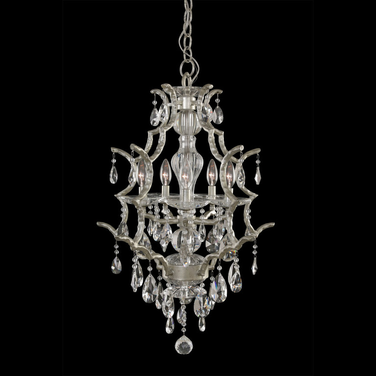 Allegri - 090071-040-FR001 - Five Light Lantern - Shorecrest - Sliver Dollar