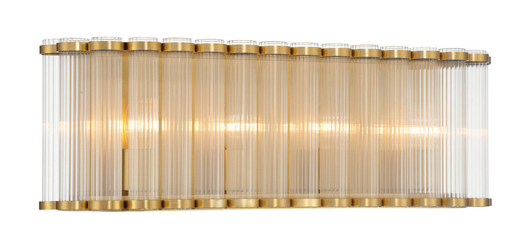 Eurofase - 50042-012 - Four Light Vanity - Glasbury - Gold