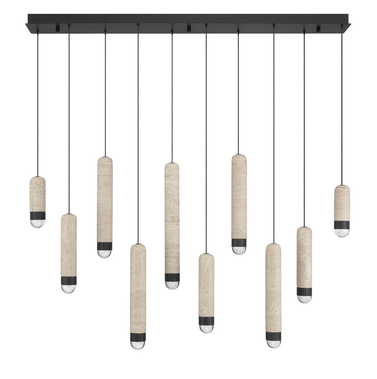 Eurofase - 50129-010 - LED Linear Chandelier - Cambre - Matte Black