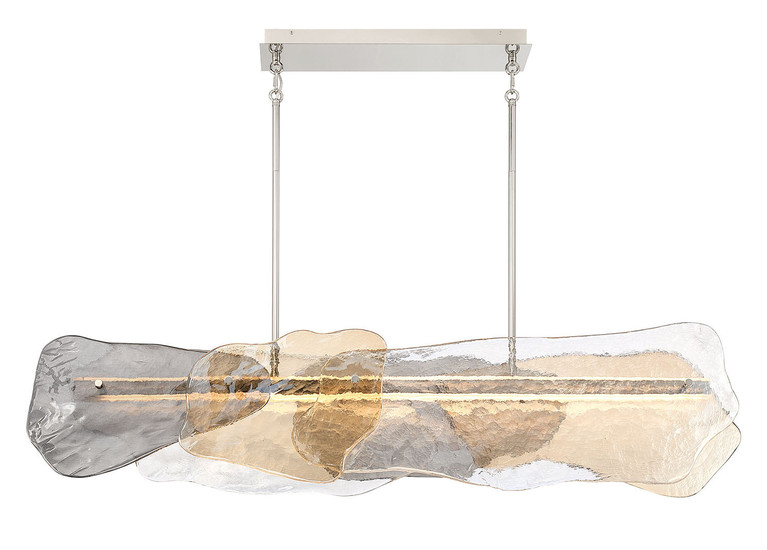 Eurofase - 50461-011 - LED Linear Chandelier - Grotto - Polished Nickel