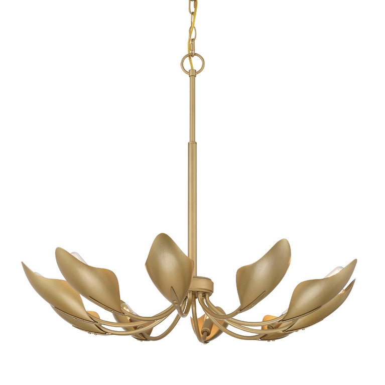 Hunter - 48223 - Ten Light Chandelier - Juneway - Luxe Gold