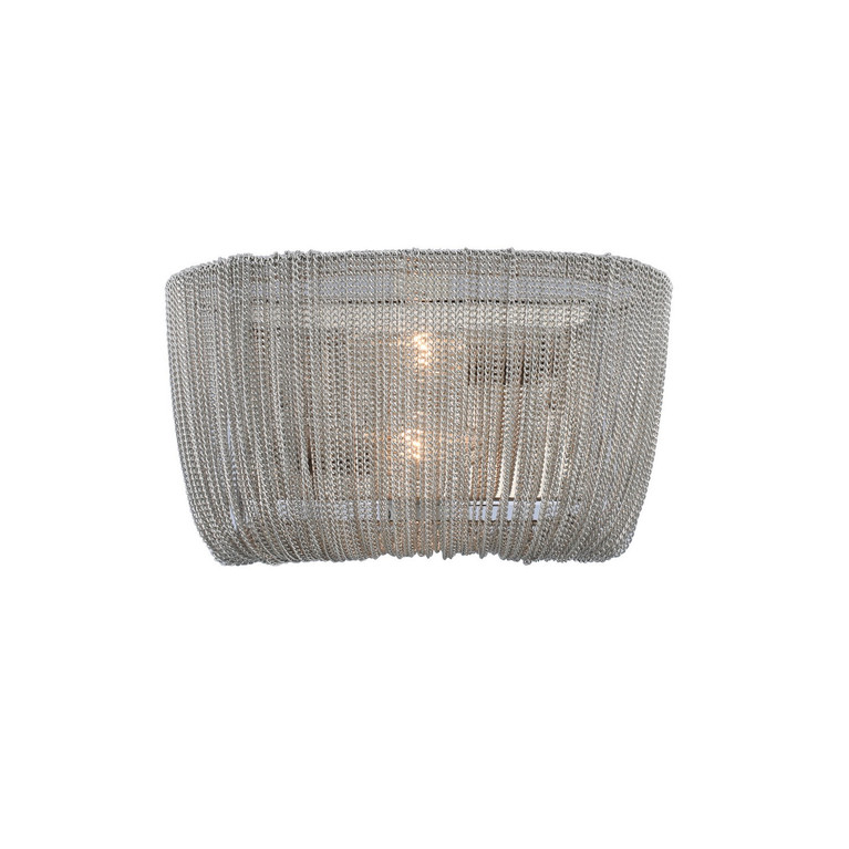 Kalco - 316920PN - Two Light Wall Sconce - Genevieve - Polished Nickel