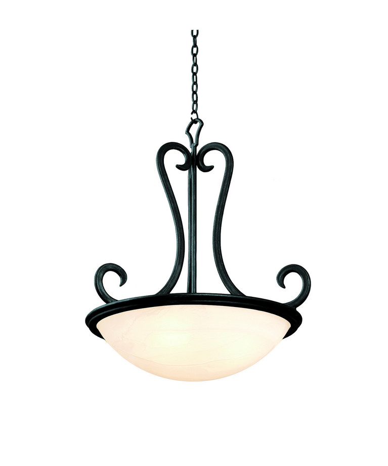 Kalco - 3177TO/ALAB - Three Light Pendant - Santa Barbara - Tortoise Shell
