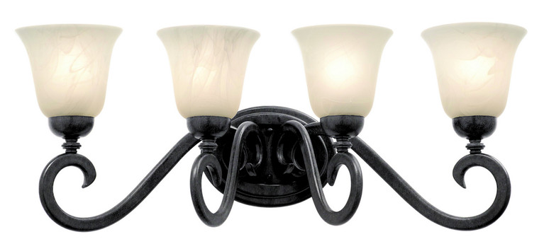 Kalco - 3544TO/1219 - Four Light Bath - Santa Barbara - Tortoise Shell