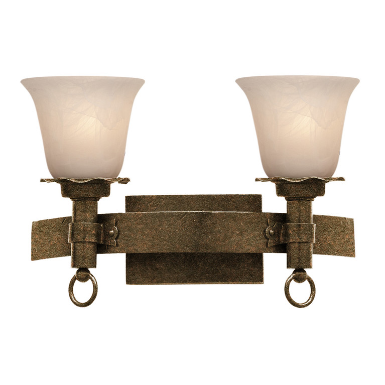 Kalco - 4202AC/1219 - Two Light Bath - Americana - Antique Copper