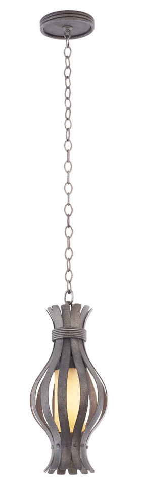Kalco - 500350CL - One Light Mini Pendant - Holmes - Charcoal