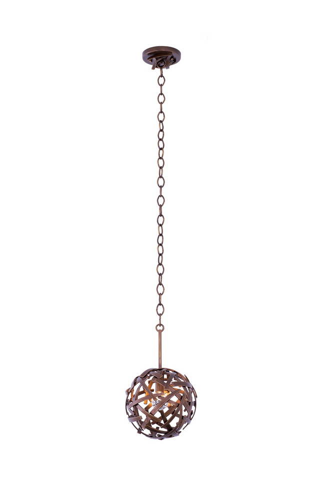 Kalco - 501550CP - One Light Mini Pendant - Ambassador - Copper Patina