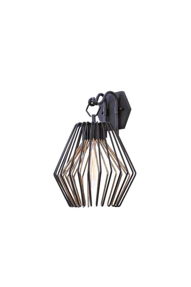 Kalco - 502220BZG - One Light Wall Bracket - Metro I - Bronze Gold