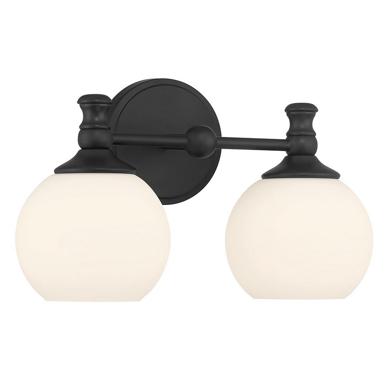 Millennium - 201102-MB - Two Light Vanity - Orlisse - Matte Black