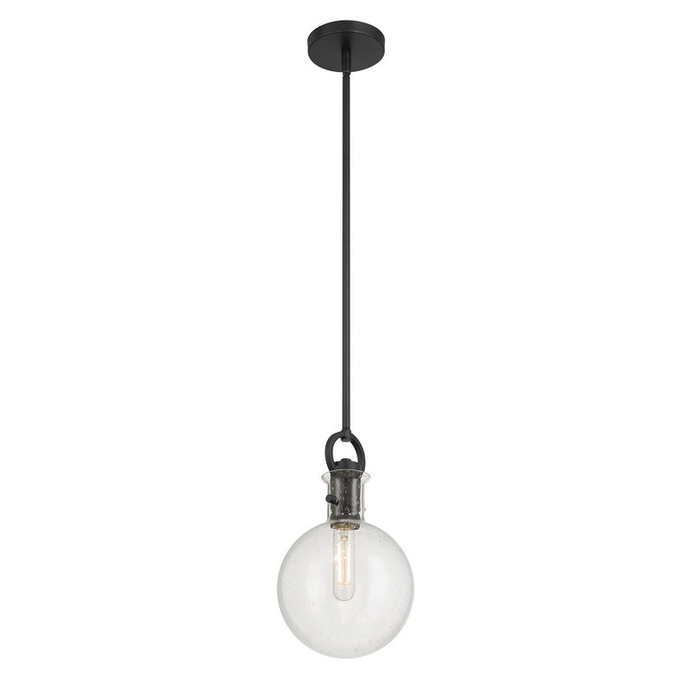 Millennium - 204101-MB - One Light Mini Pendant - Glanora - Matte Black
