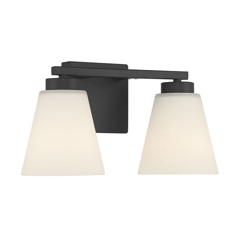 Millennium - 64002WG-MB - Two Light Vanity - Strayhan - Matte Black