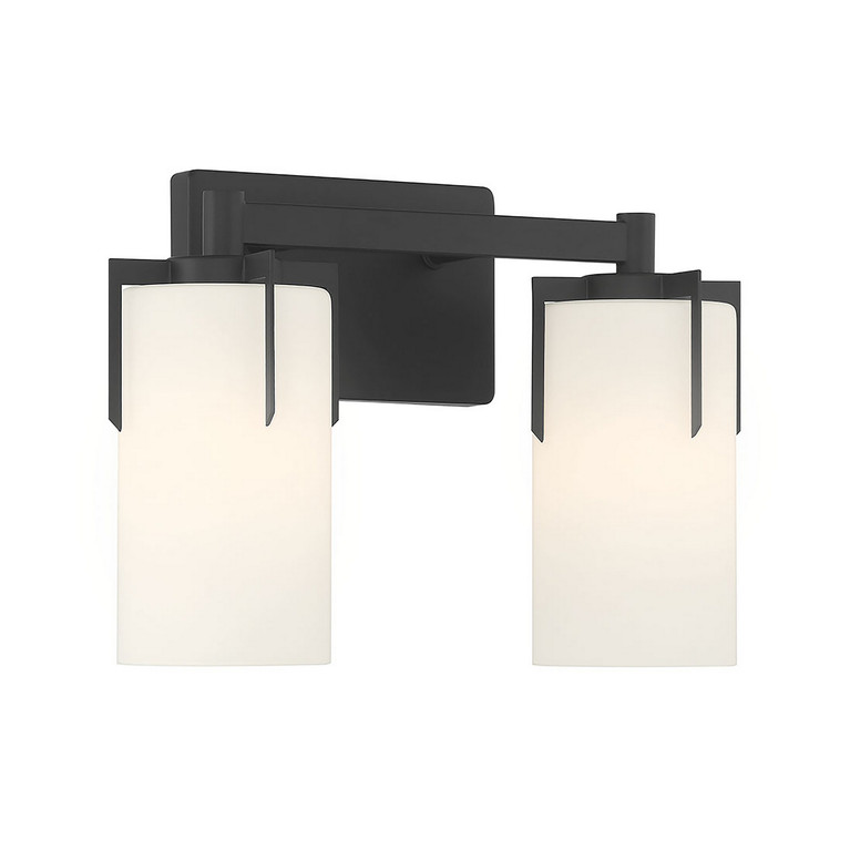 Millennium - 65002-MB - Two Light Vanity - Froselle - Matte Black