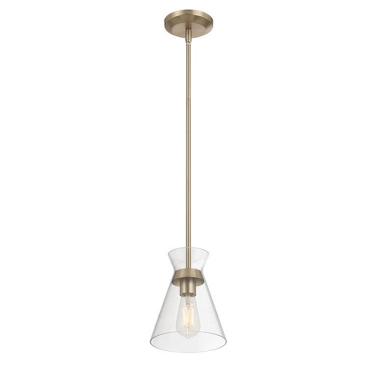Millennium - 69001-MG - One Light Mini Pendant - Amarella - Modern Gold