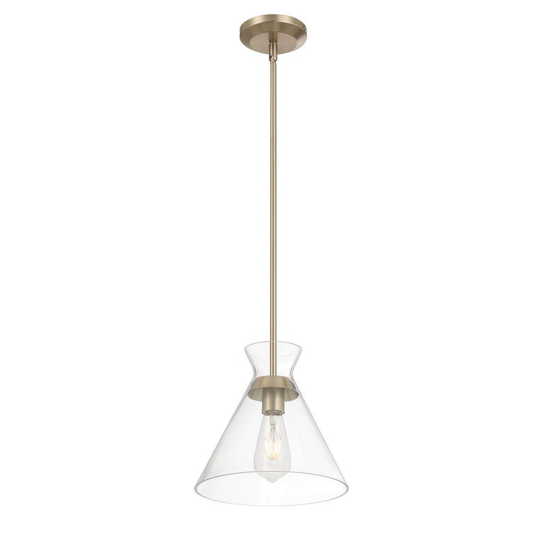 Millennium - 69101-MG - One Light Pendant - Amarella - Modern Gold