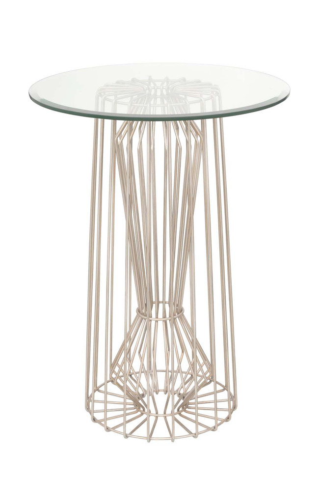 Kalco - 800503PS - Pub Table - Metro - Pearl Silver