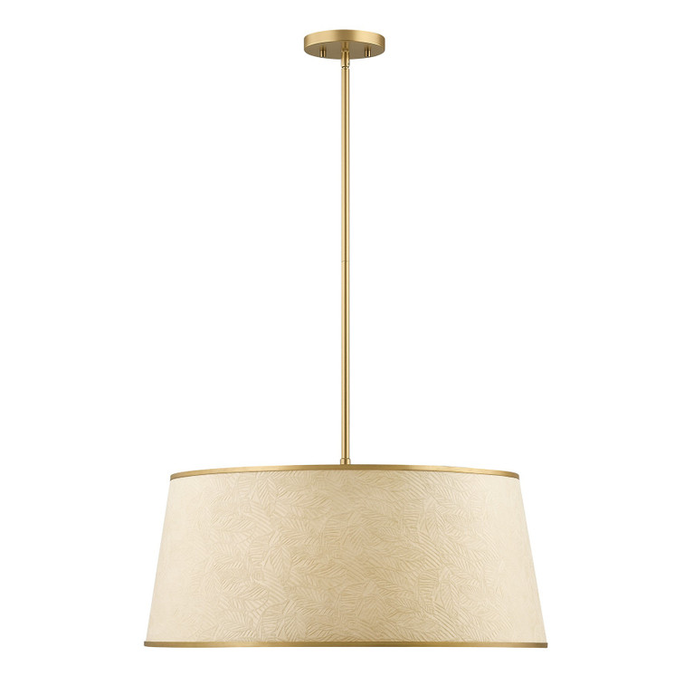 Savoy House - 7-2044-6-328 - Six Light Pendant - Sombra - Spun Gold