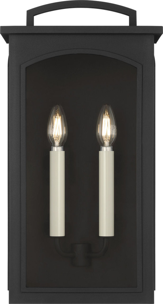 Visual Comfort Studio - CO1542TXB - Two Light Wall Lantern - Modesto - Textured Black | Textured Black