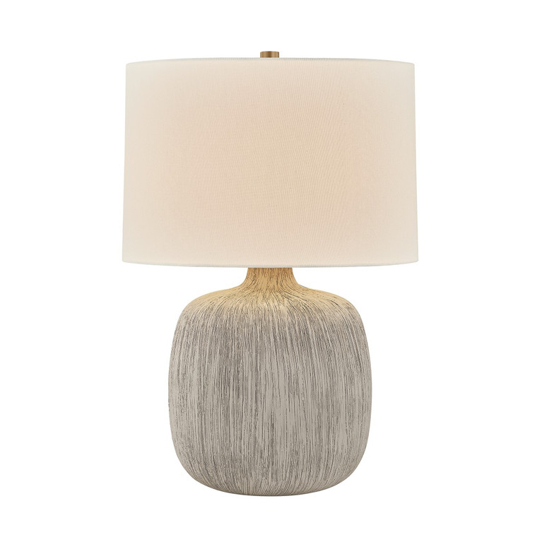 Troy Lighting - PTL3124-PBR/CSE - One Light Table Lamp - Keagan - Patina Brass