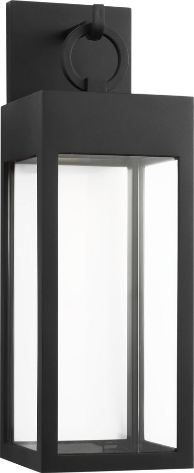 Visual Comfort Studio - SLO1381TXB - LED Wall Lantern - Sesha - Textured Black | Textured Black