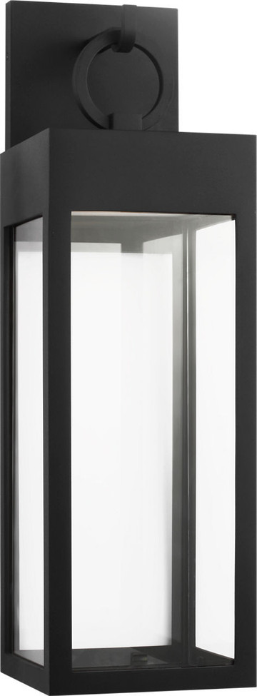 Visual Comfort Studio - SLO1391TXB - LED Wall Lantern - Sesha - Textured Black | Textured Black