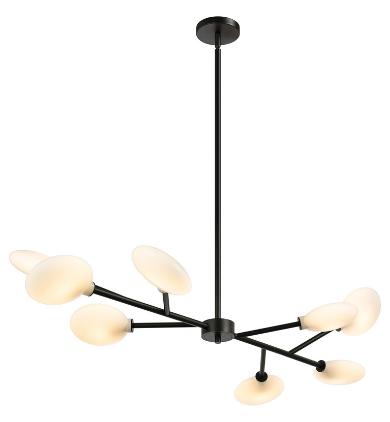 Matteo Lighting - C33708MB - LED Pendant - PEONY - Matte Black