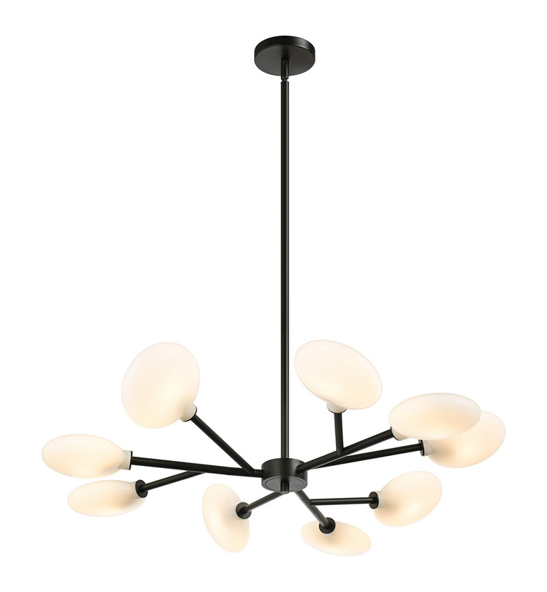 Matteo Lighting - C33709MB - LED Pendant - PEONY - Matte Black