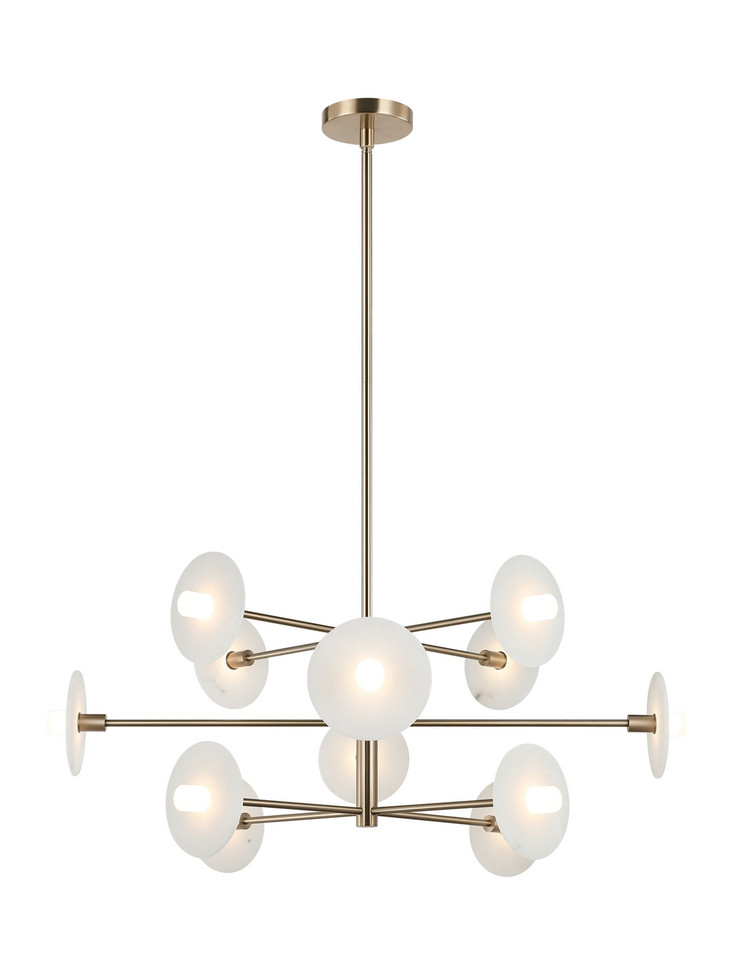 Matteo Lighting - C42612CG - LED Pendant - Monument - Champagne Gold