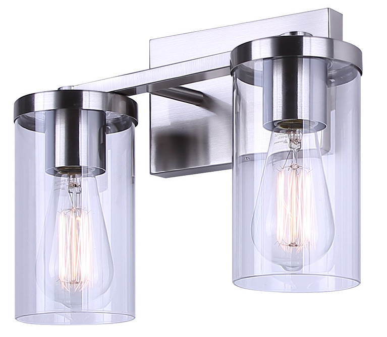 Canarm - IVL1234A02BN - Two Light Vanity - Britton - Brushed Nickel