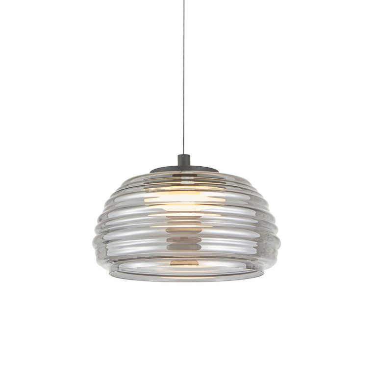 Artcraft - AC5010SM - LED Pendant - Haze - Black/Smoke