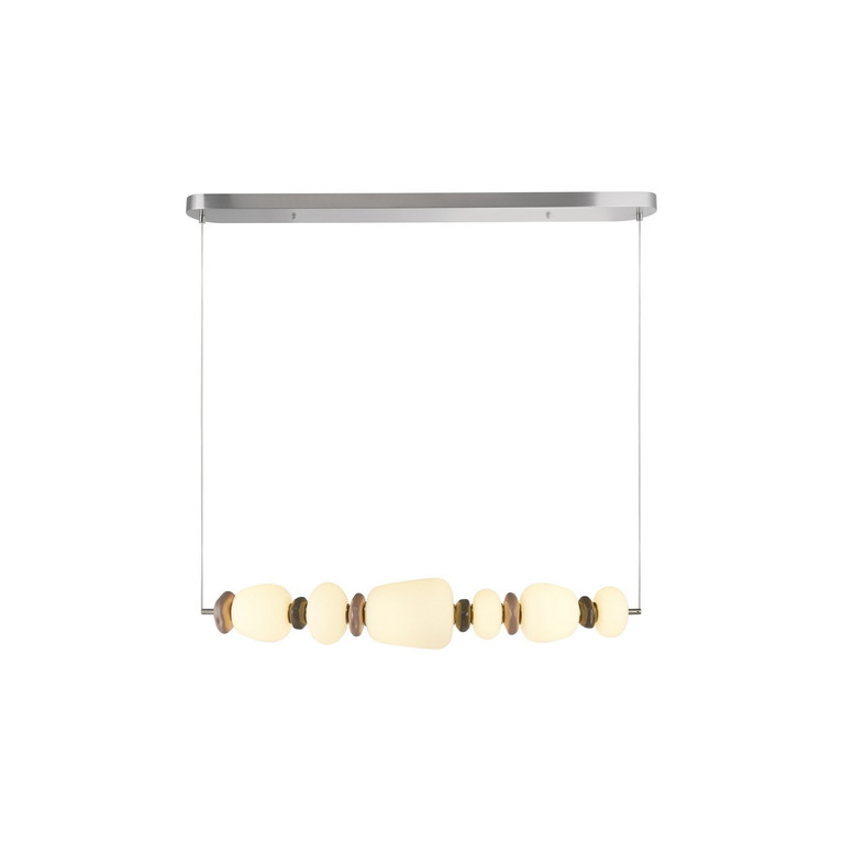 Artcraft - AC5070SN - LED Island Pendant - Strata - Satin Nickel